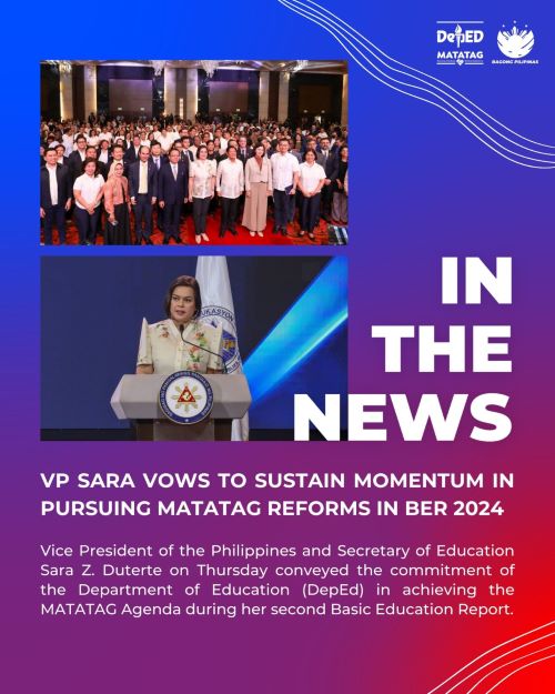 VP Sara vows to sustain momentum